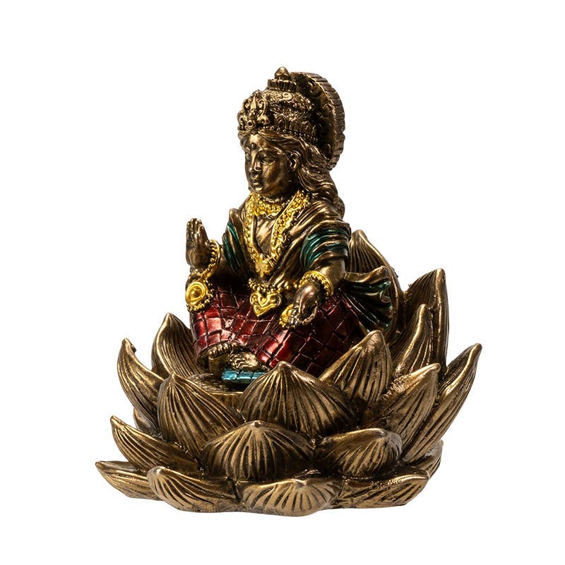 Lakshmi Hindu Goddess on Lotus