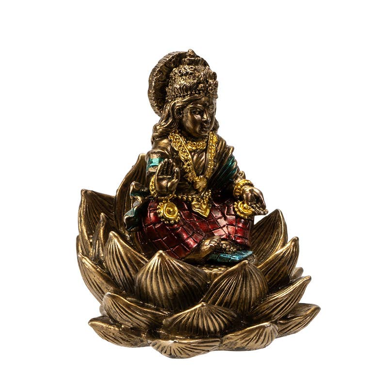 Lakshmi Hindu Goddess on Lotus