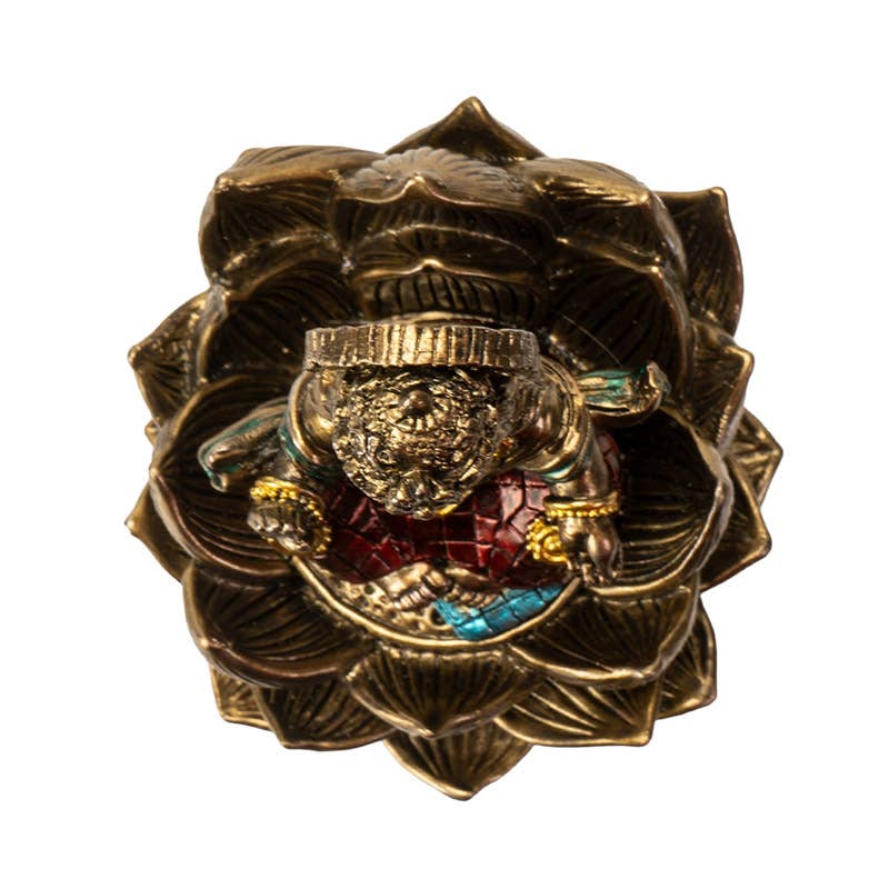 Lakshmi Hindu Goddess on Lotus